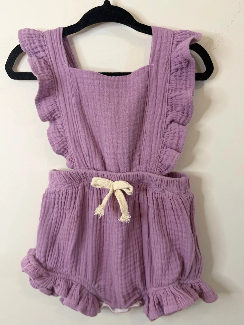 Reverie Threads Sofia Romper Violet Purple Boho 6-12M